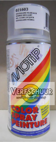 MOTIP Color Spray HG VERNIS 150ml 021603 TRANSPARANT