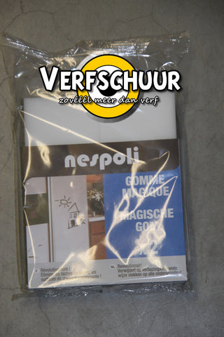 Magische gommen 2 stuks wit 491099
