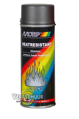 MOTIP Heat resistant spray 650° (800°) 400ml 04030 ANTRACIET DONKER