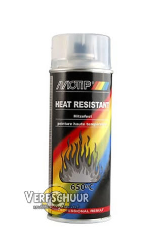 MOTIP Heat resistant spray 650° (800°) 400ml 04033 VERNIS TRANSPARANT