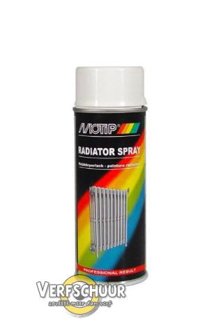 MOTIP Radiator Spray HG 400ml 04077 RAL9010 WIT