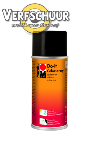 Marabu Do-It colorspray Zwart 073, 150ml