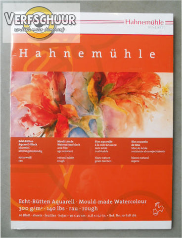 Hahnemühle watercolour 300gr/30x40cm grof 10628162