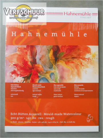 Hahnemühle watercolour 300gr/36x48cm grof 10628163