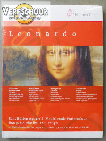 Leonardo watercolour 600gr 25x32cm grof 10vel 10628185