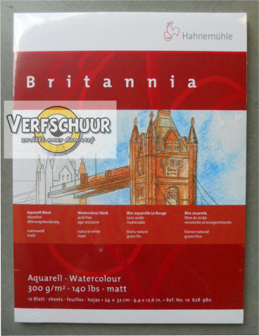 Britannia watercolour 300gr/24x32cm fijn 10628980