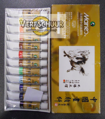 Kalligrafieverf 18mlx12tubes 1302