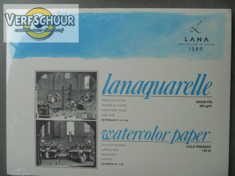 Lanaquarelle 100% coton 300 gr/m² 310x410mm 15023352