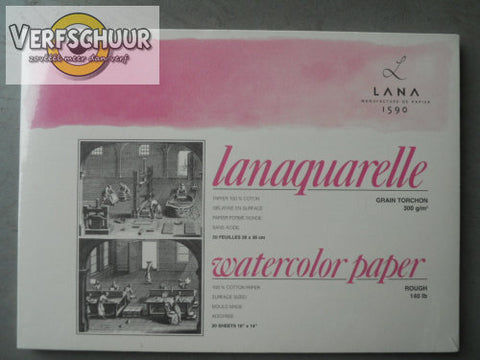 Lanaquarelle 100% coton 300 gr/m² 260x360mm 15023358