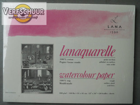 Lanaquarelle 100% coton 300 gr/m² 310x410mm 15023359
