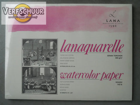 Lanaquarelle 100% coton 300 gr/m² 460x610mm 15023361