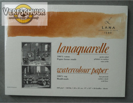 Lanaquarelle 100% coton 300 gr/m² 230x310mm 15023363