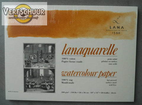 Lanaquarelle 100% coton 300 gr/m² 260x360mm 15023364