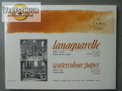 Lanaquarelle 100% coton 300gr/m² 310x410mm 15023365