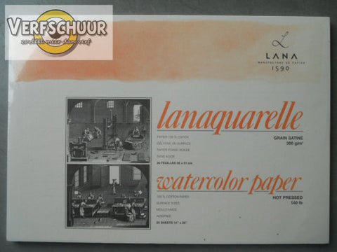 Lanaquarelle 100% coton 300gr/m² 360x510mm 15023366