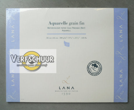 Aquarelle grain fin watercolour paper 50x65cm 300gr/m² 15023544