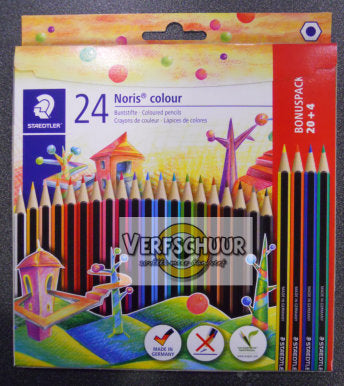 Noris Colour kleurpotlood - set 24st (20 + 4) 185 C24P