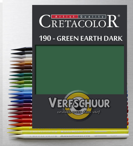 Cretacolor Aqua Monolith green earth dark 251 90