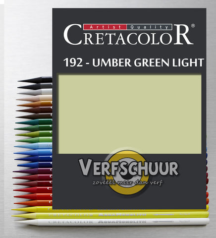 Cretacolor Aqua Monolith umber green light 251 92
