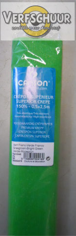 Canson crepepapier topkwaliteit grasgroen 0.5x2.5m C200002416