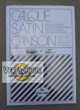 Canson calque satin papier 90g/m² a4 50st C200757201