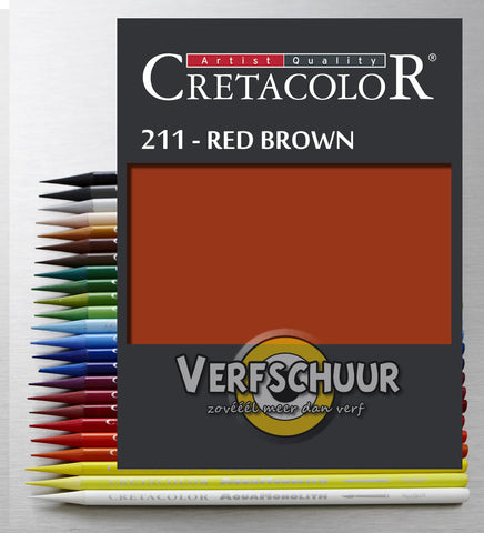 Cretacolor Aqua Monolith red brown 252 11