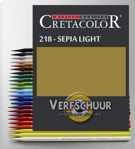 Cretacolor Aqua Monolith sepia light 252 18