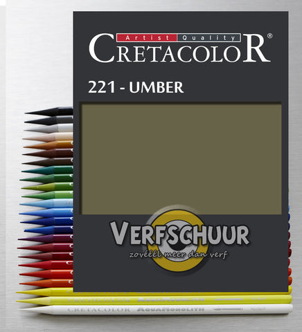 Cretacolor Aqua Monolith umber green light 252 21