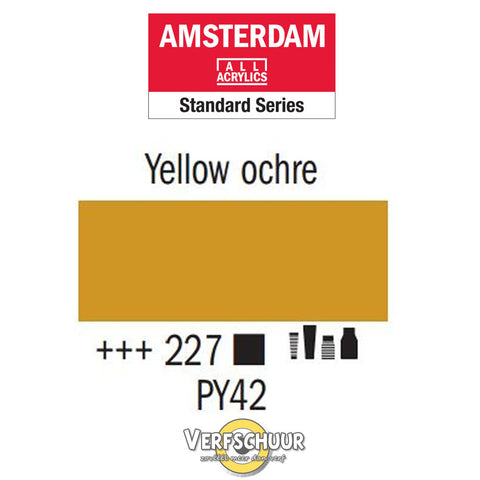 Amsterdam Acrylverf tube kleur:227 (120 ml Gele oker) serie:*
