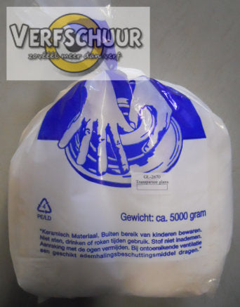 Ve-Ka poederglazuur transparant glans steengoed 5kg GL-2670.5000