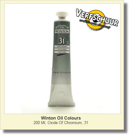 W&N. WINTON OIL COL. TUBE 200 ML. oxyde/chr. 31 1437459