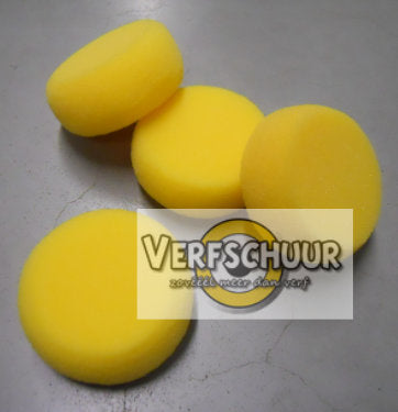 Klei spons synthetisch d7cm geel mini gb-329
