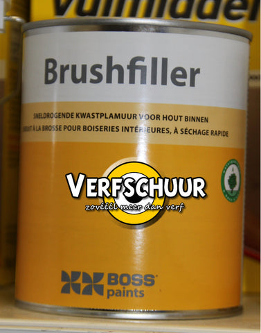 Brushfiller boss borstelplamuur 1L