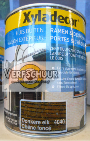 XYLADECOR RAMEN & DEUREN UV-PLUS 4040 DONK.EIK 0.75L