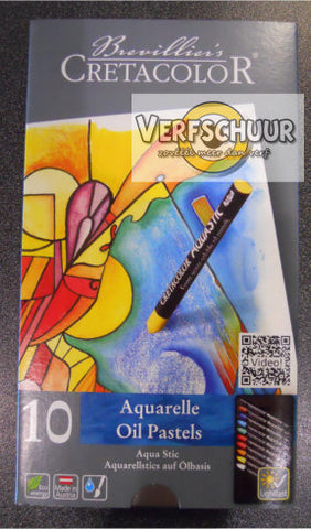 Cretacolor Aquarelle Oil Pastels assort. 10st 450 10