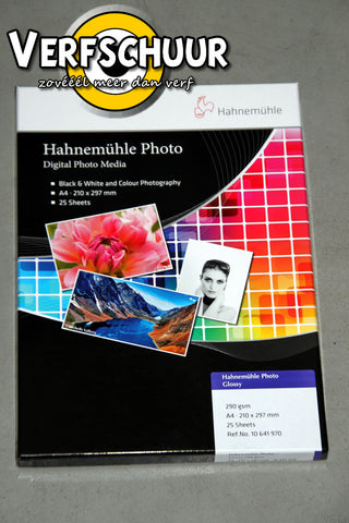 Hahnemühle Photo Glossy 290gr DIN A4 25v 10641970