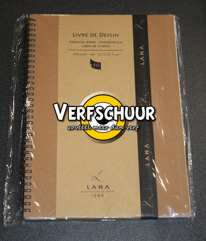 Hahnemühle Sketchbook Lana A4 150gr 50blz 15023591