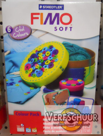 Fimo soft set Cool Colours (6x57g) 8023 04