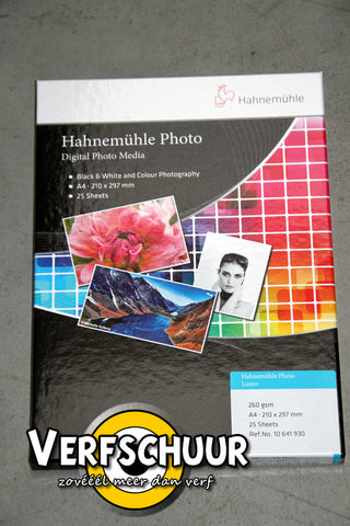 Hahnemühle Photo Luster 260gr DIN A4 25v 10641930