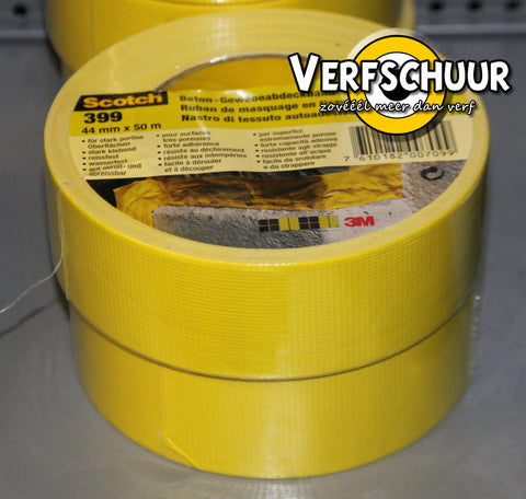 3M afplakband geel 399 44mm x 50m