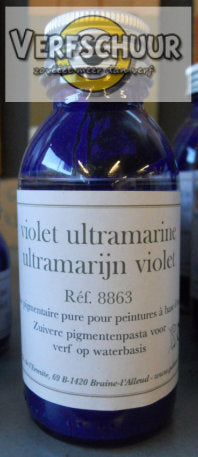 Pigment waterbasis Ultramarijnviolet 75ml 8863