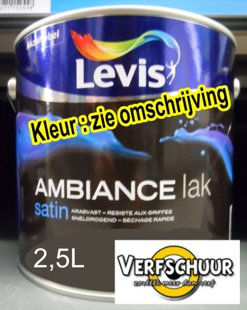 LEVIS AMBIANCE LAK SATIN - WIT - 1 - 2.5l.