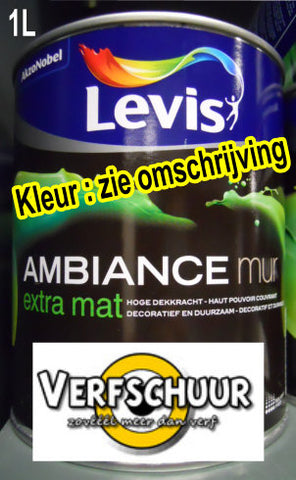 LEVIS AMBIANCE MUR EXTRA MAT - TURKSE STEEN - 6416 - 1l.