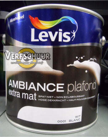LEVIS AMBIANCE PLAFOND - WIT - 1 - 2.5l.