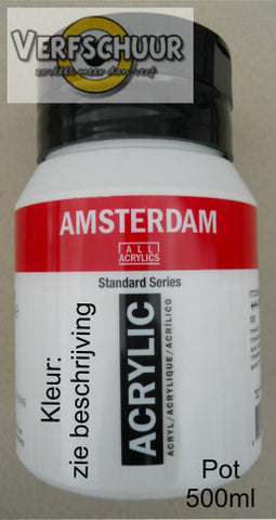 Amsterdam Acrylverf 500 ml kleur:735 (Oxydzwart) serie:*