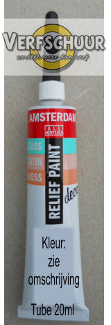 Amsterdam Deco Reliefpaint 20ml wit 58041001