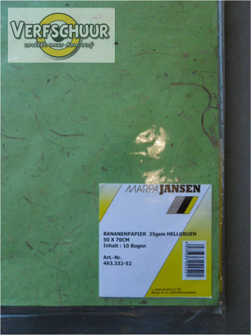 Bananenpapier 35gr 50X70 Groen 463.332-52