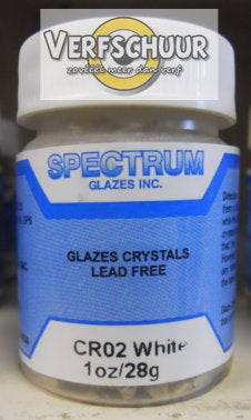 Spectrum kristallen los 28gr CR02 wit