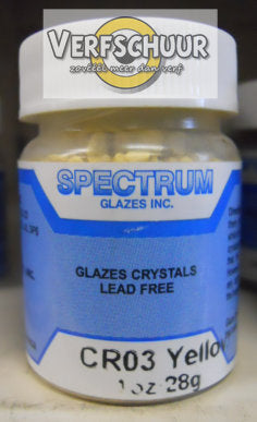 Spectrum kristallen los 28gr CR03 geel