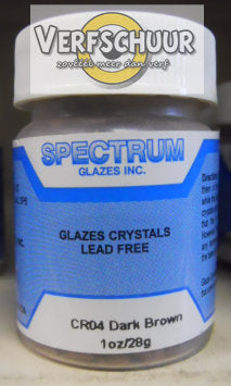Spectrum kristallen los 28gr CR04 donkerbruin